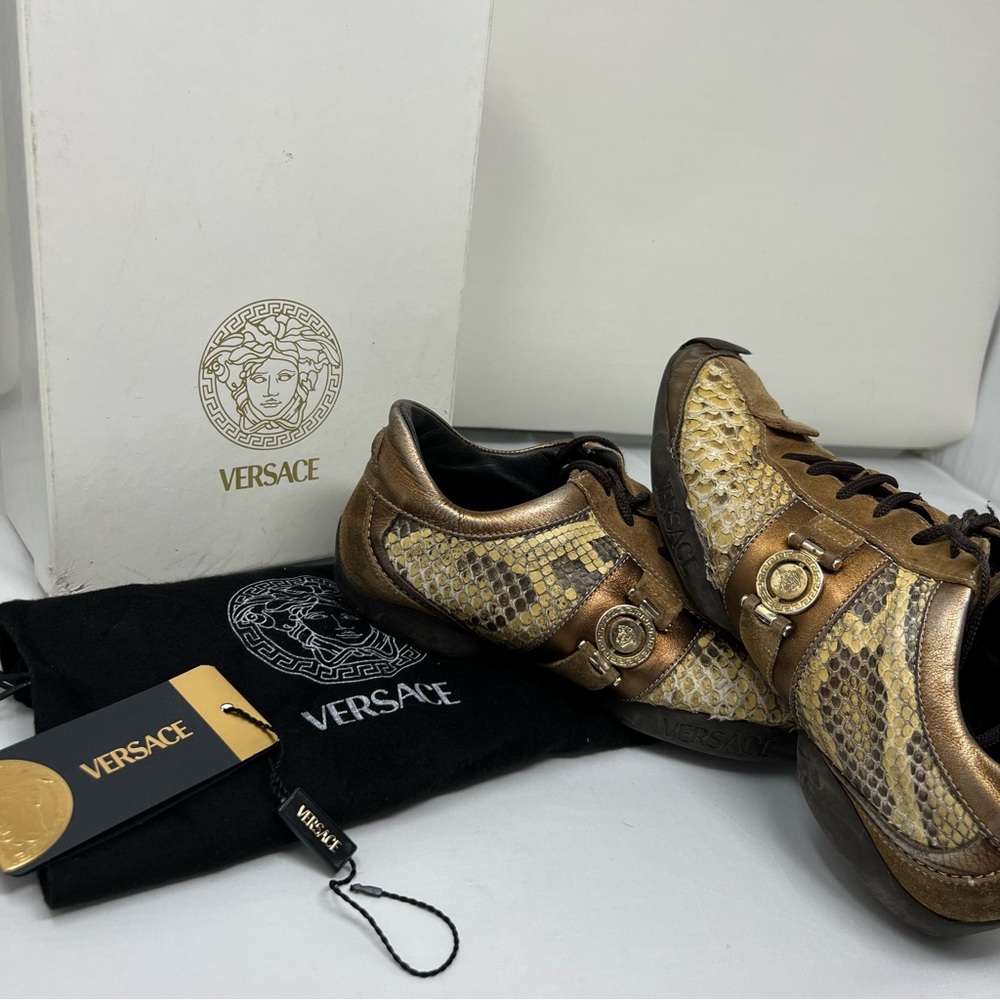 VERSACE PYTHON SNEAKERS